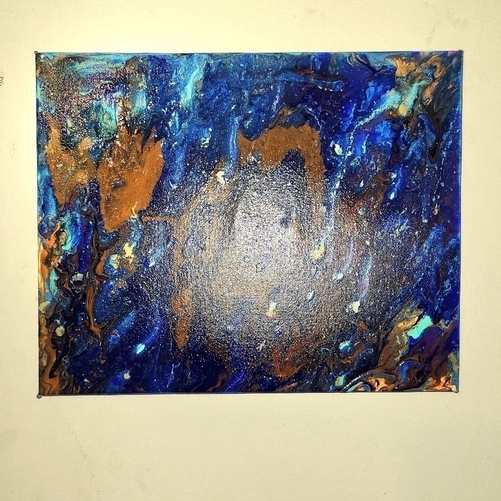 8 x 10 Multi Color Canvas Art Painting
